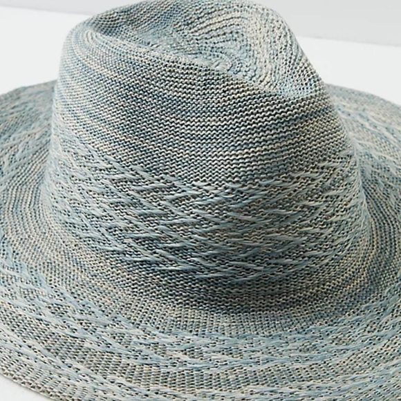 Free People Packable Hat Elegant Blue Women\'s Sun Hat